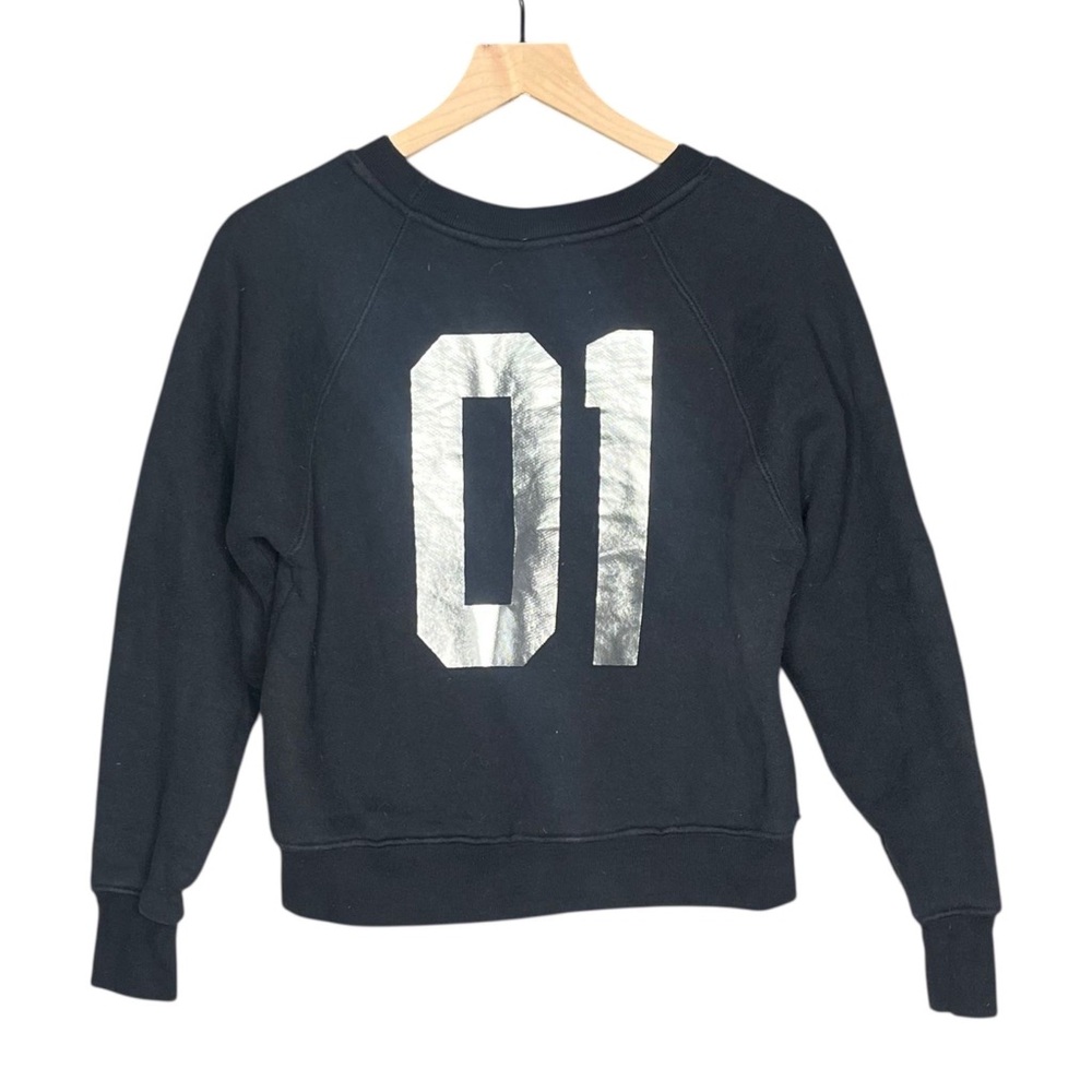 Good American Goodies varsity Sweatshirt Size 1 Small - Picture 4 of 7